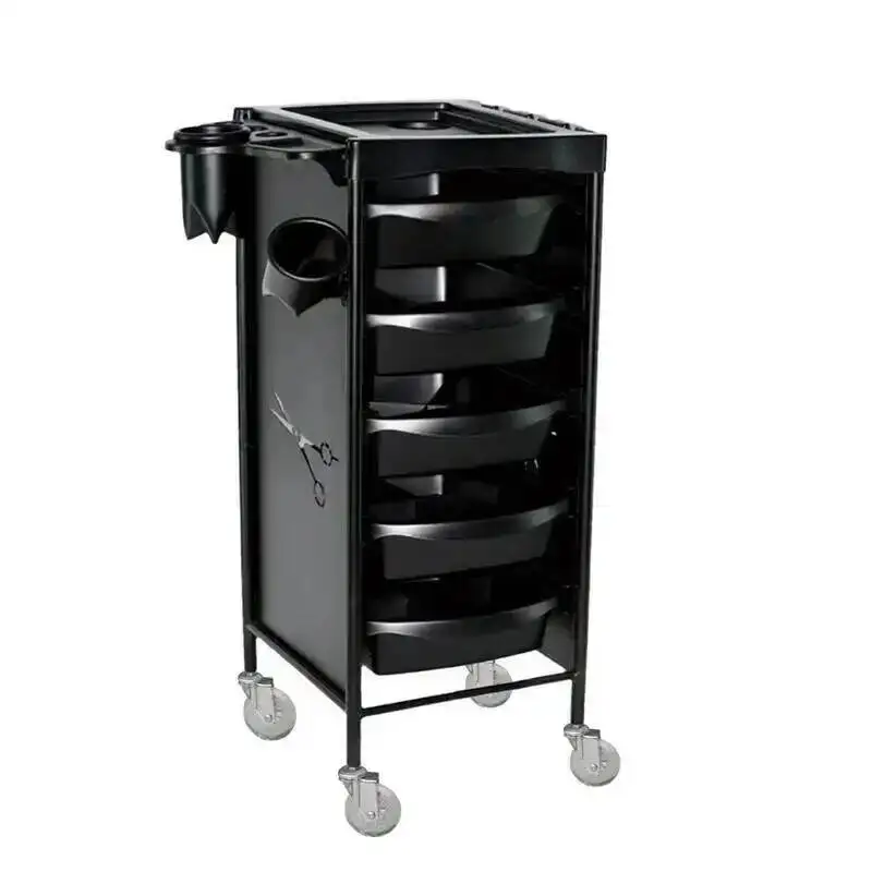 Trolley Utility Auxiliary Storage Manicure Salon Service Organizer Salon Trolley Makeup Tool Carro Peluqueria Furniture HD50TC
