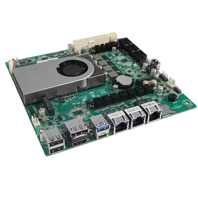 1*10g 2*2.5g lans 6-bay nas placa-mãe intel twin lake n150 4 núcleos 6 * sata3.0 2 * nvme 1 * ddr5 firewall itx mainboard servidor doméstico