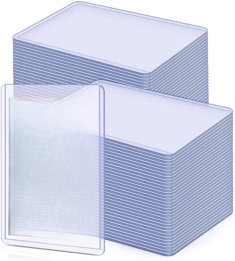 

32 упаковки жестких держателей для карточек размером 3 x 4 дюйма — жесткие пластиковые рукава для торговых и спортивных карточек