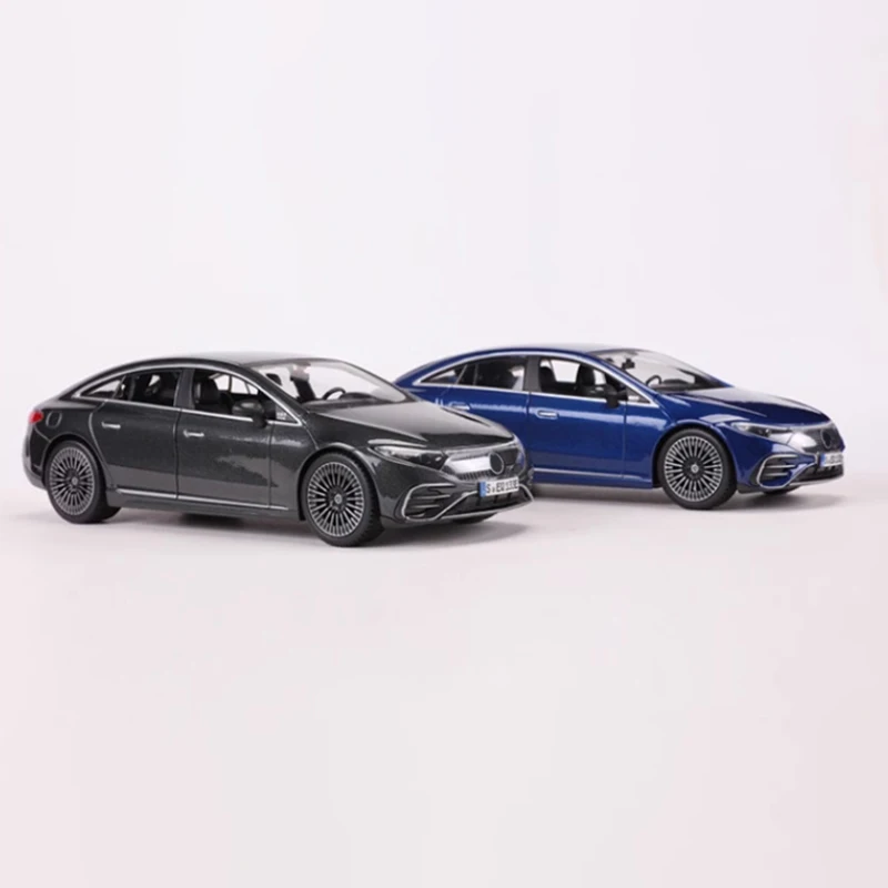 Diecast 1:27 Scale EQS Alloy Car Model Finished Product Simulation Toy Collection Gift Static Model Display Souvenir