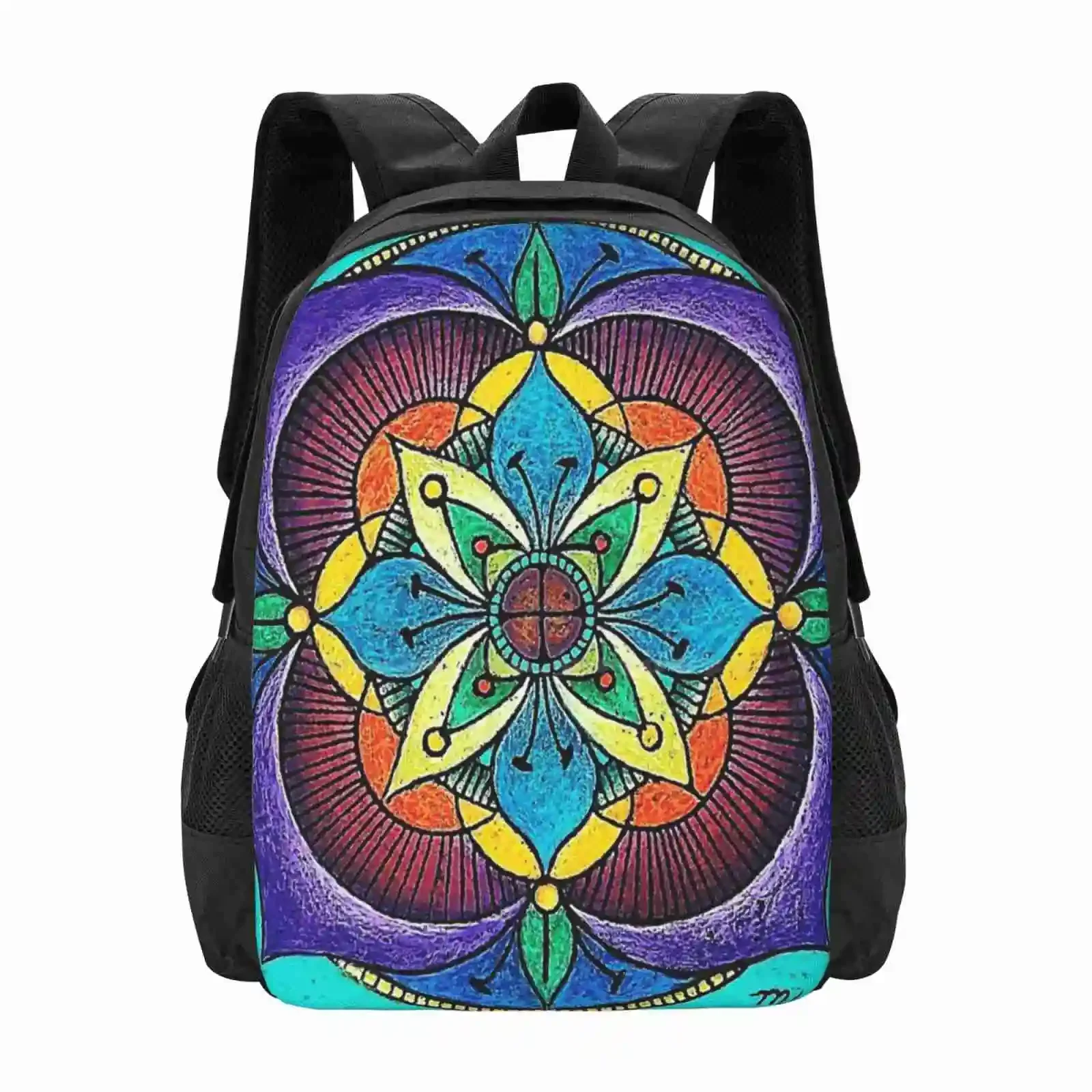 

Синяя Мандала Лидер продаж Школьный рюкзак Модные сумки Мандала Радуга Синий