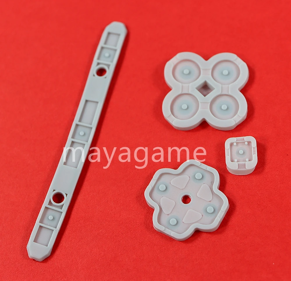 وسادات مطاطية لاصقة موصلة ، جزء إصلاح لـ 3DSXL ، 3DSLL ، وحدة تحكم 3DS XL LL ، جودة عالية ، 30 مجموعة