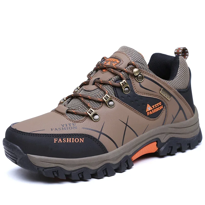 Autumn and Winter Outdoor Waterproof Tourism Shoes Men\'s hiking and off-road hiking shoes