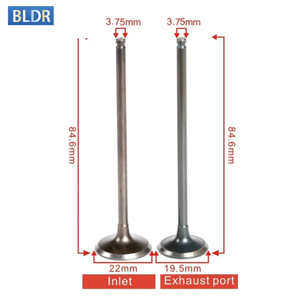 Motorcycle Intake Valves Exhaust Valve Stem Kit  14711-KY2-000 for HONDA CBR400 NC23 NC29 CBR23 CB29 CB400 NC31 CB31 CBR CB 400