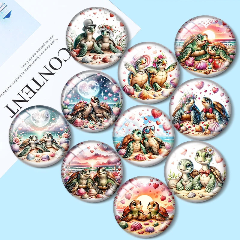 Sunset Rendezvous  12/18/20/25mm glass cabochon  bracelet pendant rings for jewelry demo earrings back Making findings