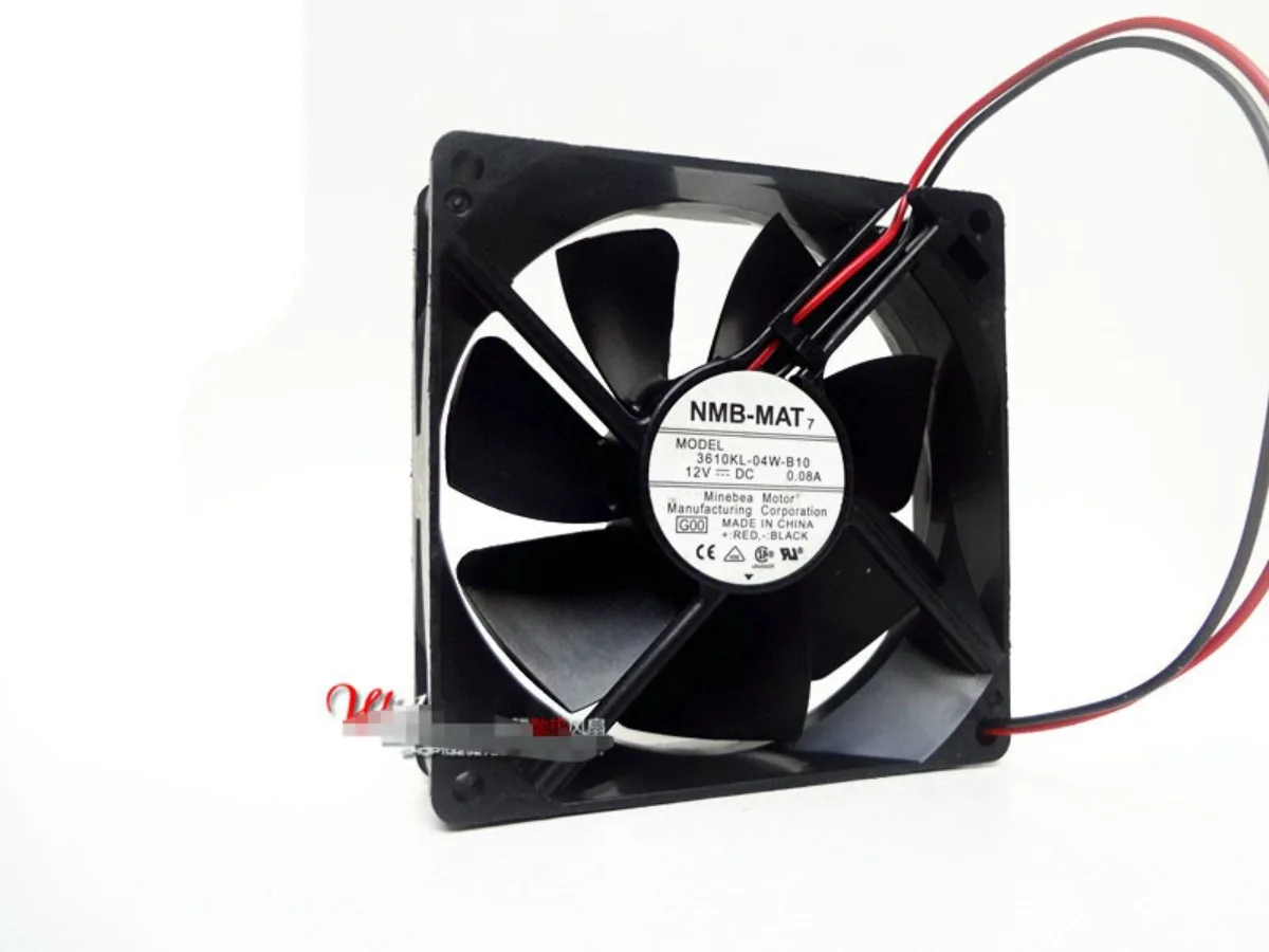 

1pcs for NMB 3610KL-04W-B10 12V 0.08A 9CM 9225 Silent Cooling Fan