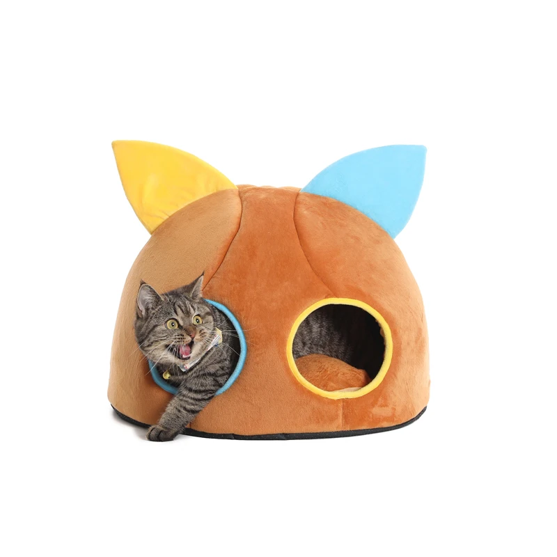 New Deep Sleep Comfort In Winter Cat Bed Iittle Mat Basket Small Dog House Products Pets Tent Cozy Cave Nest Indoor Cama Gato