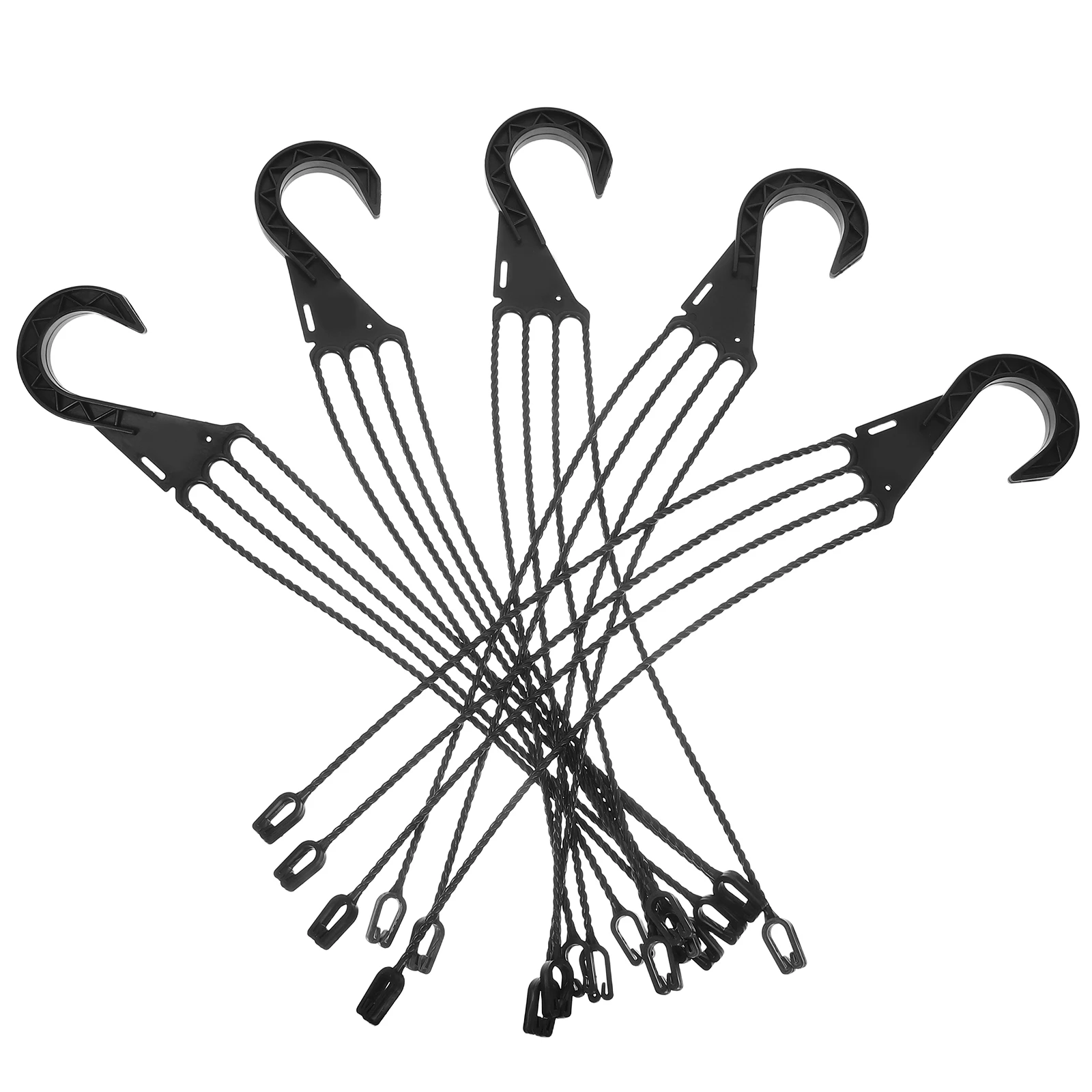 

5pcs Flowerpot Hooks Planter Hanger Durable Plastic Wall Hanging Flower Holder For Garden Balcony Bedroom Easy Install Sturdy