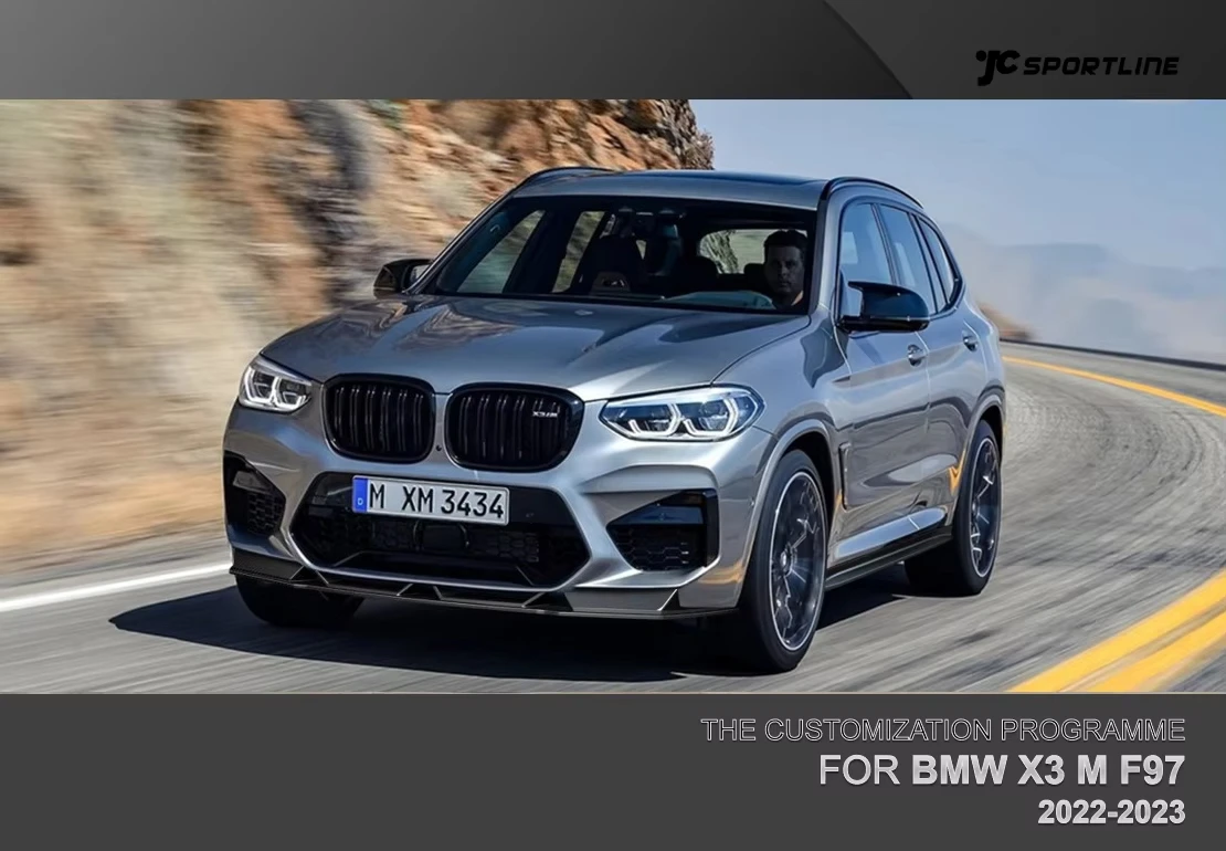 

Модный автомобильный комплект из углеродного волокна для подтяжки лица для BMW X3 M F97 2022-2023