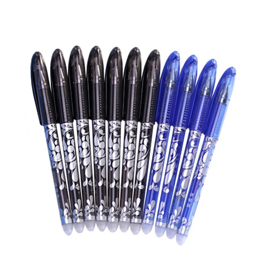 Löschbares Gelstift-Set, 2 Stück löschbare Stiftminen mit 20 löschbaren Stiftnissen und 1 Radiergummi – Detail 5