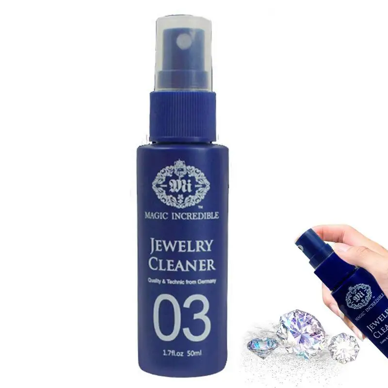 Jewelry Cleaner Silver Jewelry Polishing Remover 50ML Various Jewelry Types Nontoxic Biodegradable And Safe To Use High Quality