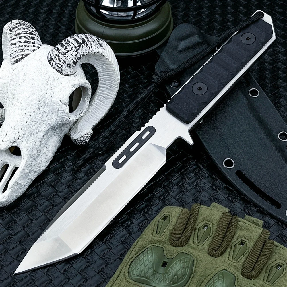 

Newest Fixed Blade Knife High-carbon Steel DC53 Blade G10 Handle Outdoor Multitools Hunting Survival Cutting Tools
