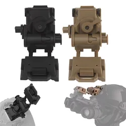 L4G24 NVG Night Vision Mount Bracket Nylon Tactical Helmet Mounting for PVS15 PVS18 PGPNVG18 Foldable Night Vision Goggle Holder