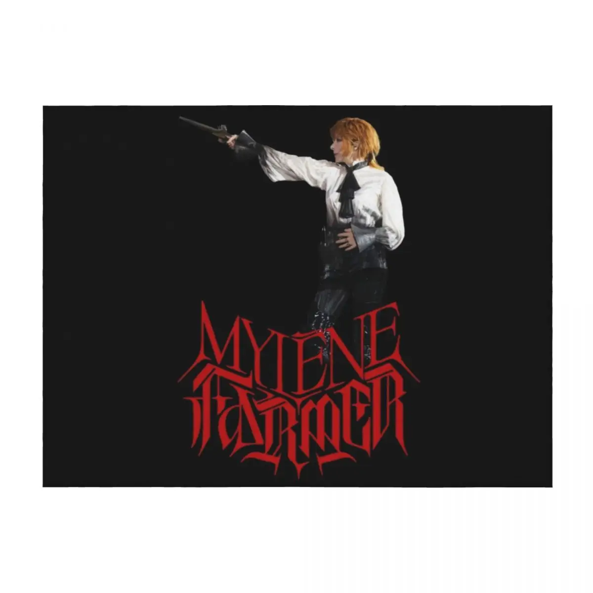 

Mylène Farmer Nevermore 2024 Throw Blanket sofa bed Soft Quilt Personalized Gift Blankets