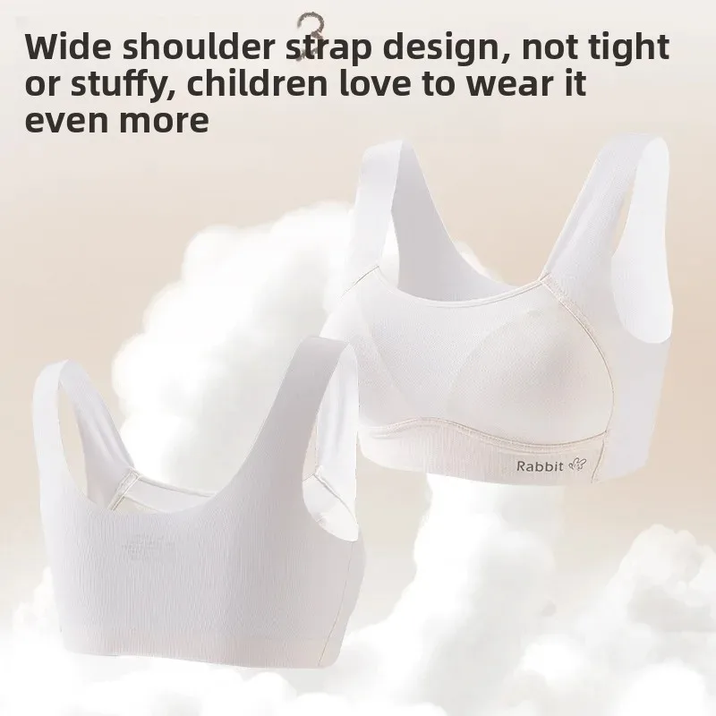 KUCLUT sexy  No Steel Ring Thin Model for Puberty Middle School Students 12-16 Years Old Comfortable Underwear for Teenage Gir