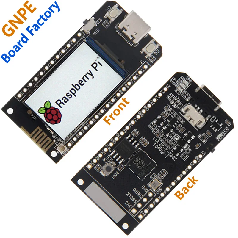 LCD ile LILYGO T-PicoC3 ahududu Pi Pico rplcd + ESP32-C3 çift MCU modülü için