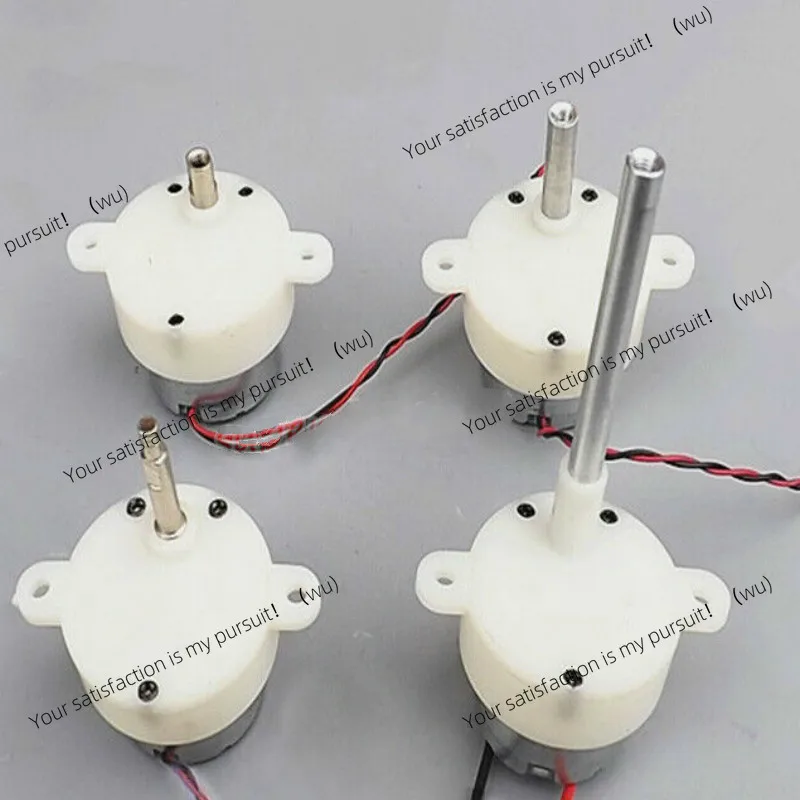 

Suitable for Mirco 300 series geared motors, DC 3/9/6/7.2V 10 rpm, forward and reverse small gear reducer 2.5-10 rpm, low speed
