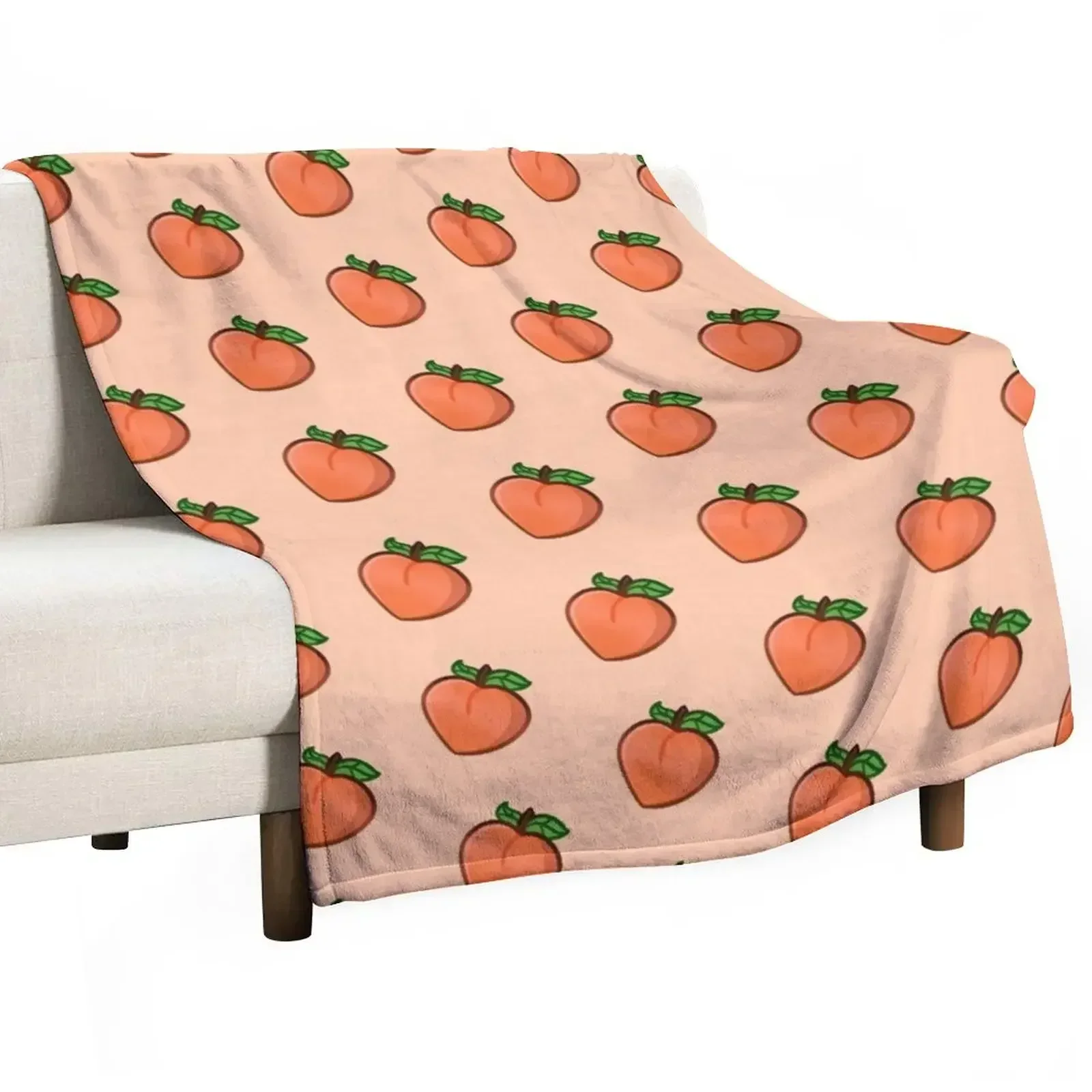 

Cute Peach Throw Blanket Summer Soft Big sofa bed Blankets