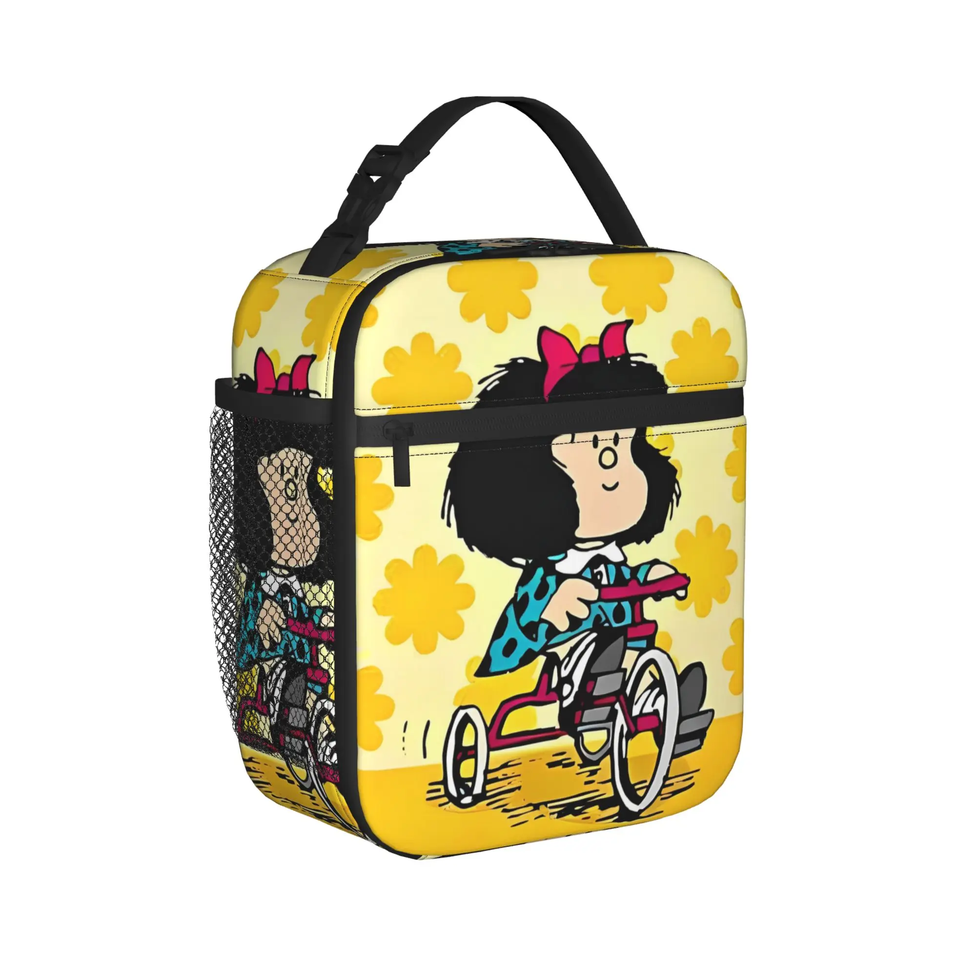 Mafaldas Insulated Lunch Bag Leakproof Anime Reusable Thermal Bag Tote Lunch Box School  Travel Girl Boy