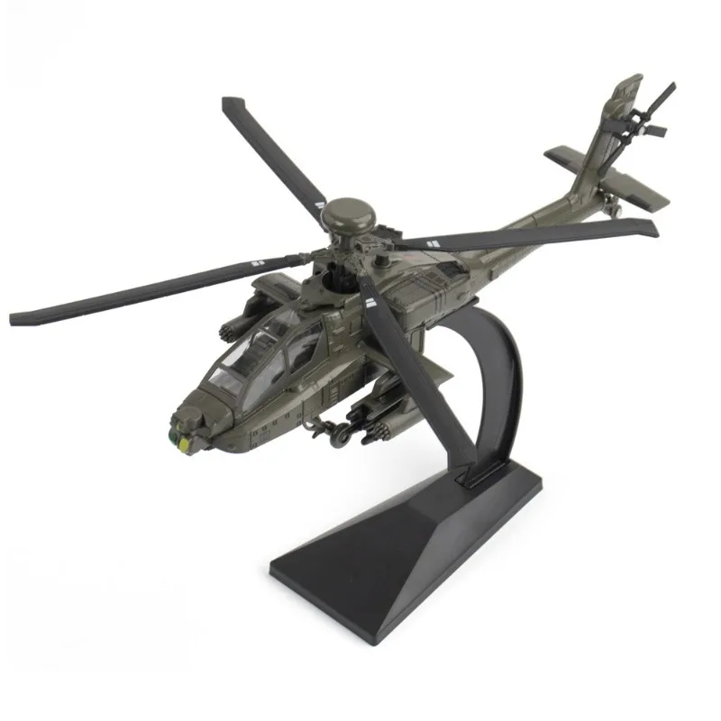 kawaii toy car gift-simulation 1:32 alloy apache helicopter model,display collection with bracket,toys for kids 2 to 4 years old