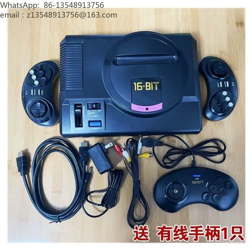 16 bit MD black card game console HDMI high definition TV 4K version wireless handle