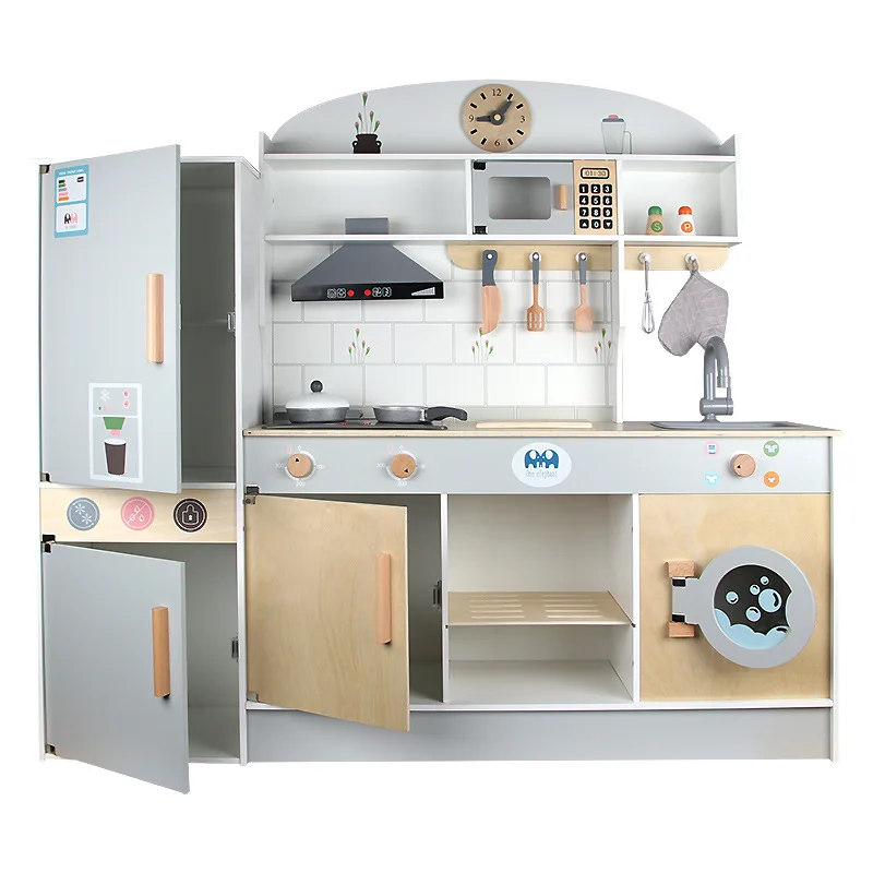 New refrigerator kitchen type B children's kitchen toys boys and girls play house cooking experience