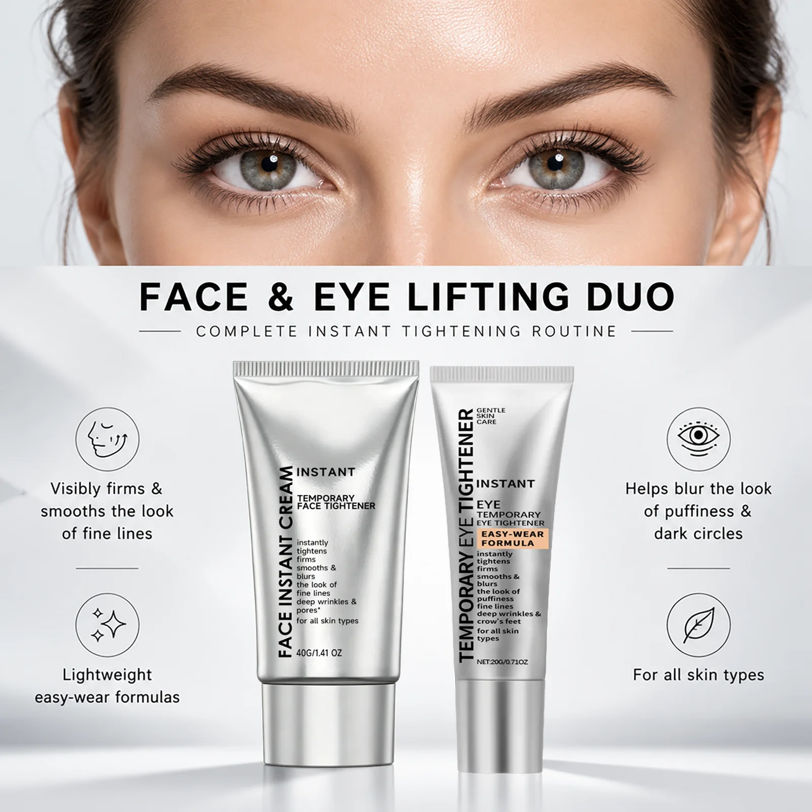 Instant Eye Face Tightener Cre - огляд і ціна Anti-Aging Face Cream