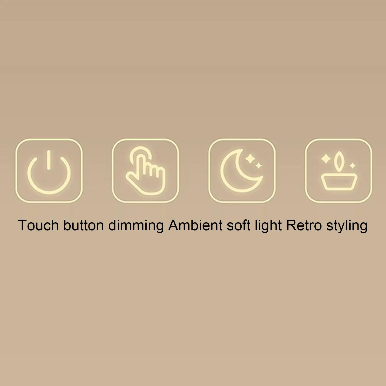 

Винтажная настольная лампа, винтажная прикроватная лампа, ночник, окружающее освещение, перезаряжаемый домашний декор для дня рождения, общежития, квартиры, спальни