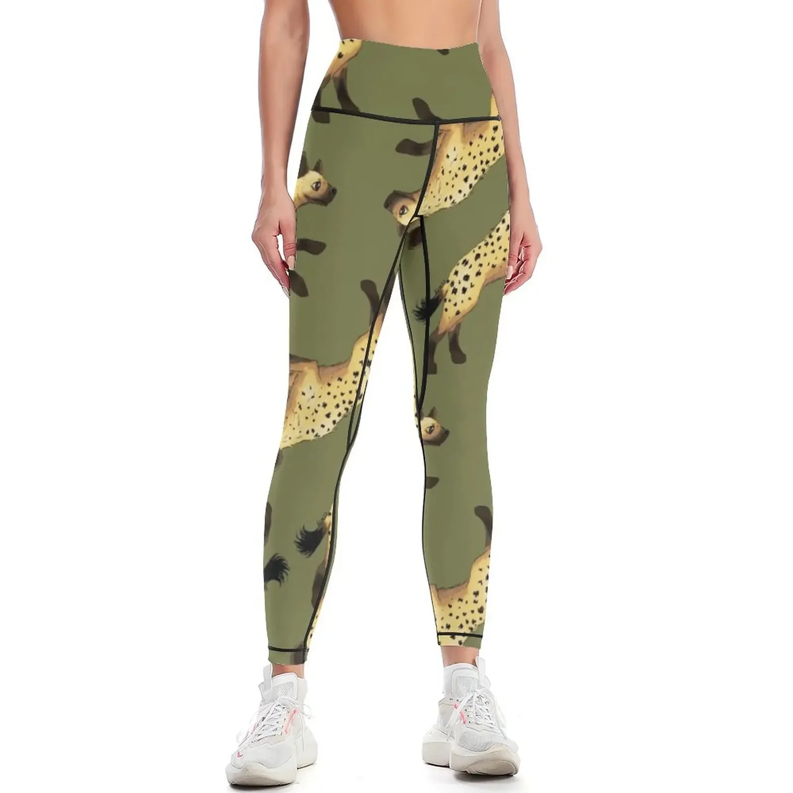 

Hyenas Leggings trousers workout shorts sports tennis for sports for Womens Leggings