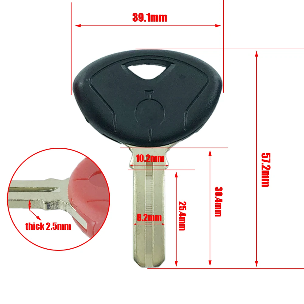 Motorcycle Uncut Blade Key Case Accessories For BMW F650G F800G S 1000RR R1200 R/RT/GS K1200 S/R/GK K1300 1600GT K1600GTL F800ST