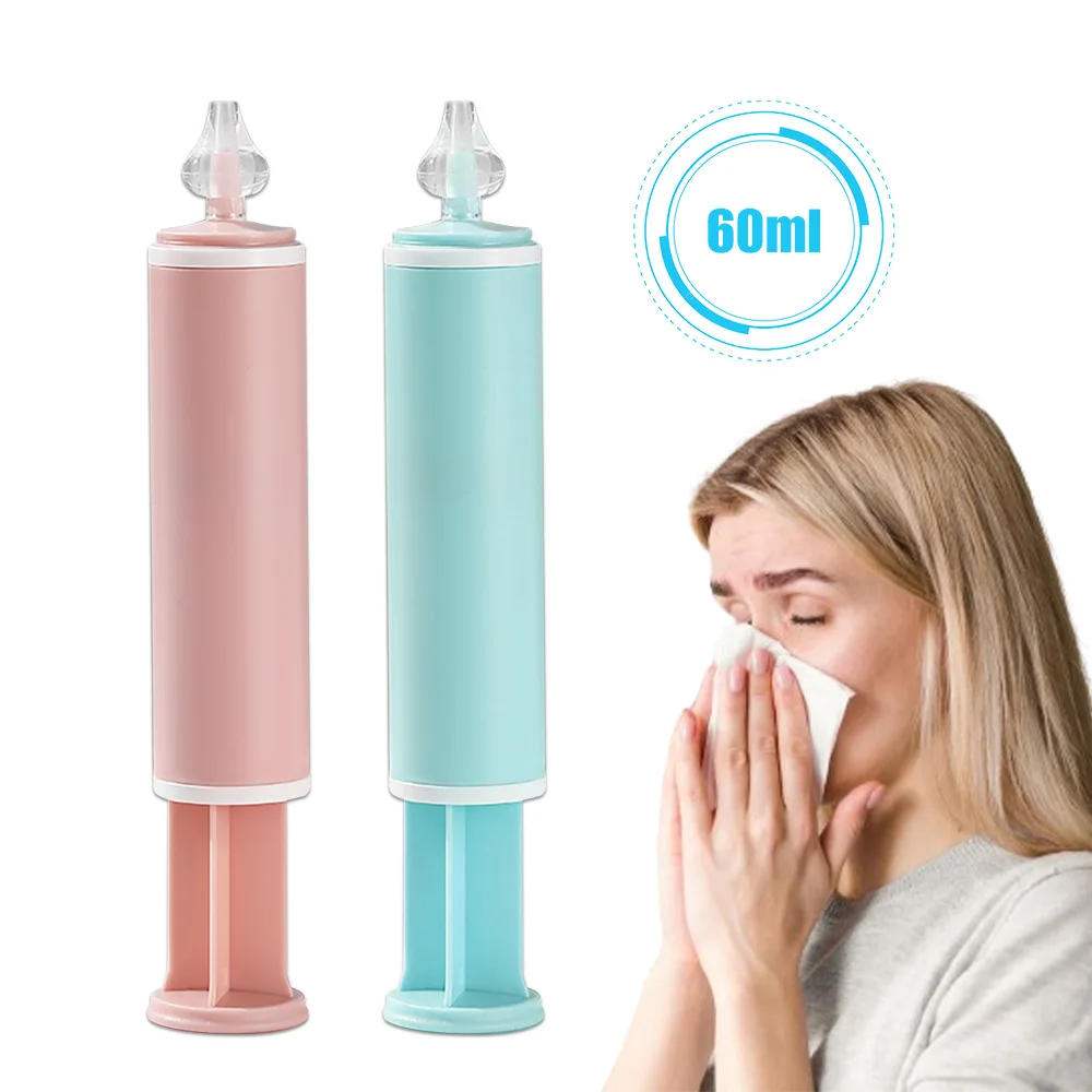 Nasal irrigator Nose Rinse Bottle Nasal Wash Cleaner Nose Care Avoid Allergic Rhinitis Rinitis  Adults Children Neti Pot Sneezer