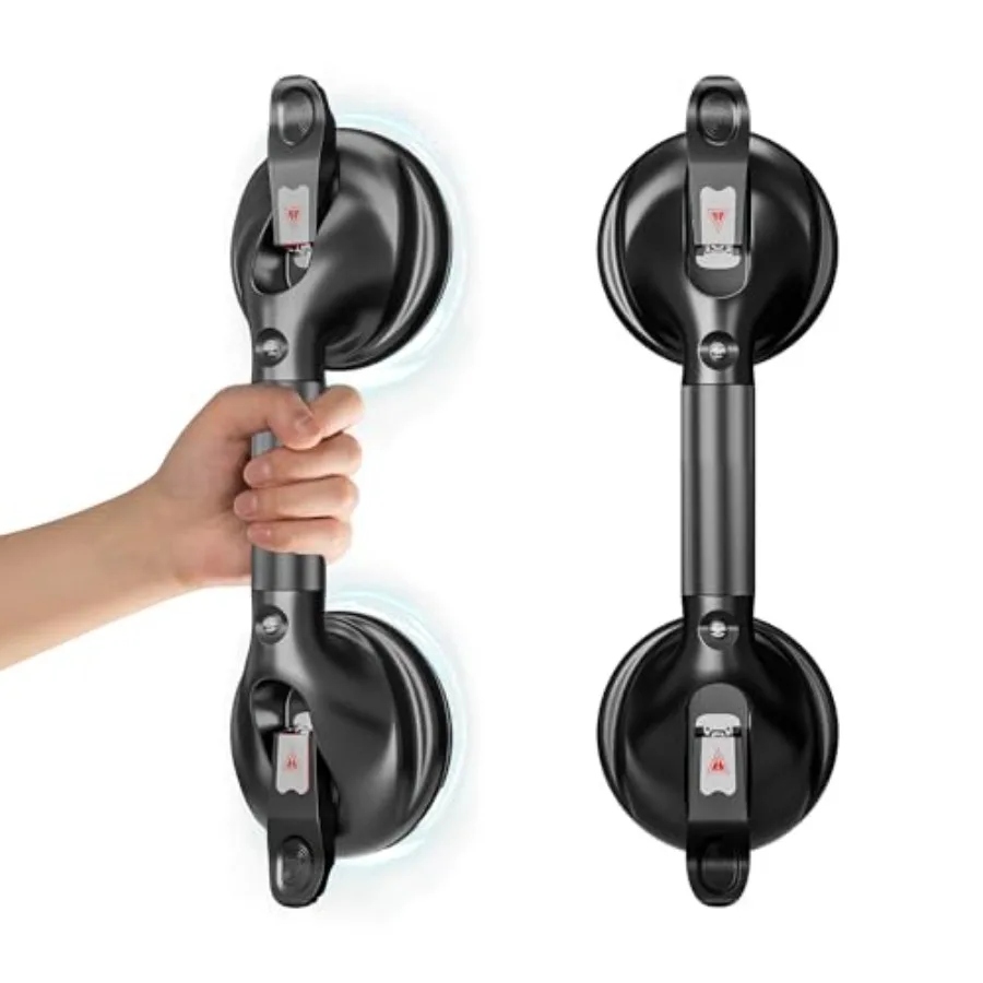 

Grab Bars for Bathtubs and Showers Shower Handles for Elderly Suction 300lbs Safety Shower Grab bar for Seniors and Elderly 1 P