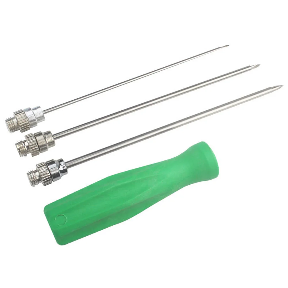 Portable Rumen Deflation Cannula Sheep Cow Ventilating Tool Heavy Duty Plastic Metal Veterinary Puncture Needle