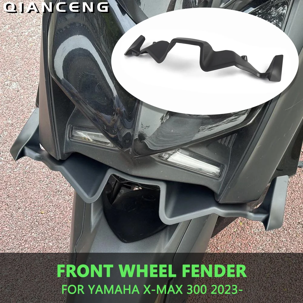 

For YAMAHA X-MAX XMAX 300 2023 - 2026 Motorcycle Front Spoilers Cover Winglets Wheel Fender Beak Extension Cowl