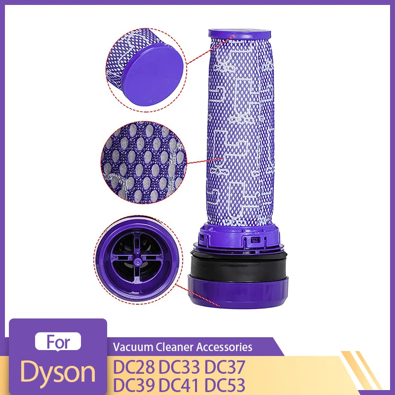 Предварительный фильтр HEPA для Dyson DC28 DC33 DC37 DC39 DC41 DC53 Беспроводные пылесосы Бытовые запасные аксессуары Запасные части