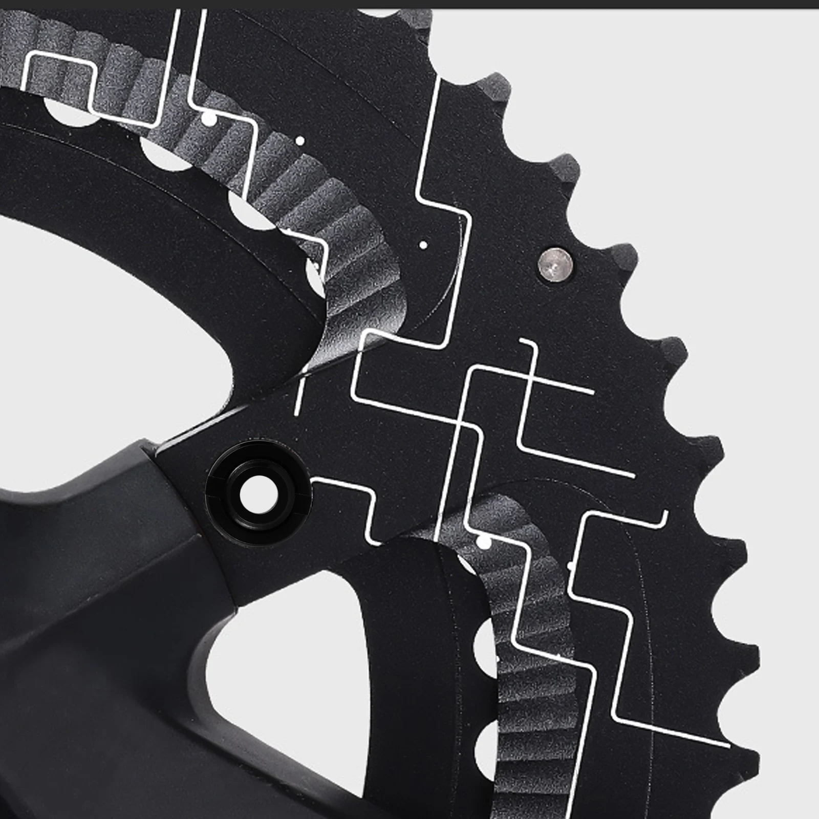 

5pcs Chainring Bolts Crank Arm Fixing Bike Crankset Aluminum Alloy Black Single Disc Screw Compatibility Lightweight Performance