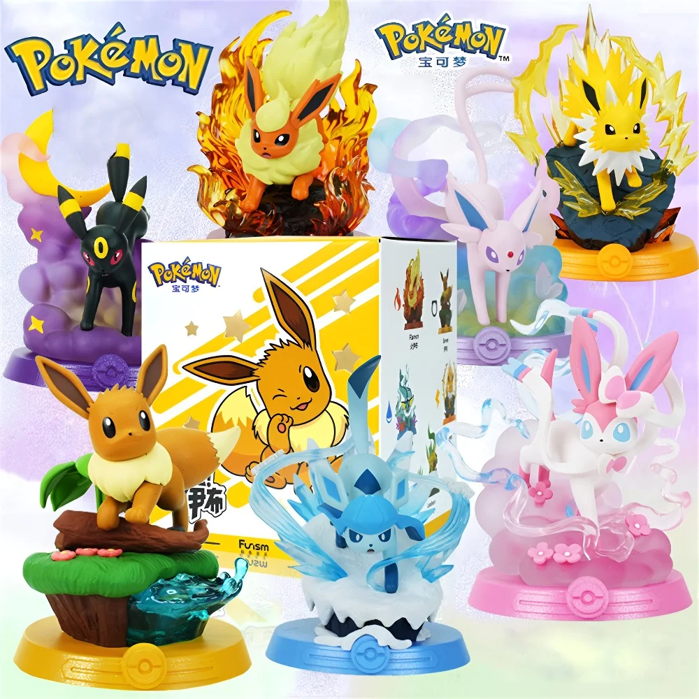 Pokemon Blind Box Pokémon Adventure Series Action Figure Modello Decorazione ornamentale Raccogliere giocattoli Regalo di Natale