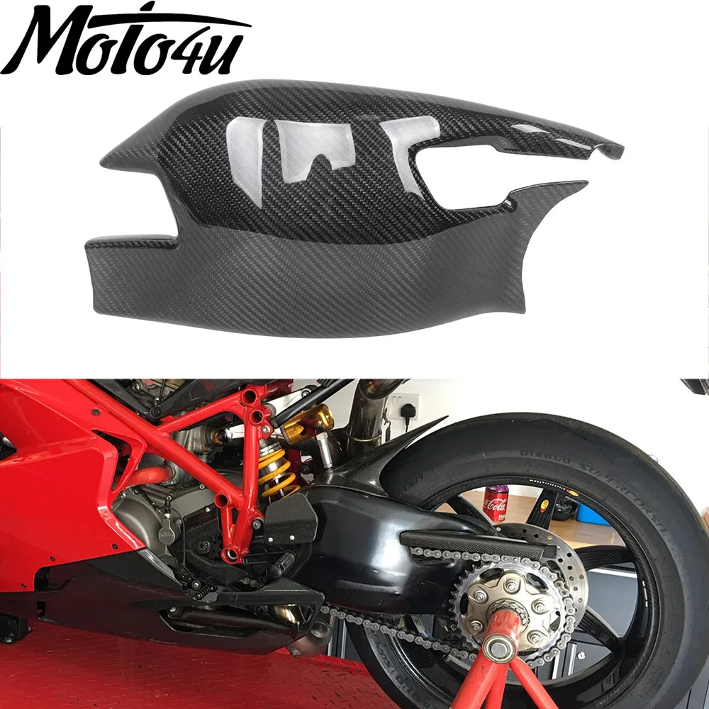 

For Ducati 1098 1198 848 Carbon Fiber Motorcycle Swingarm Cover Swing Arm Protective Cover