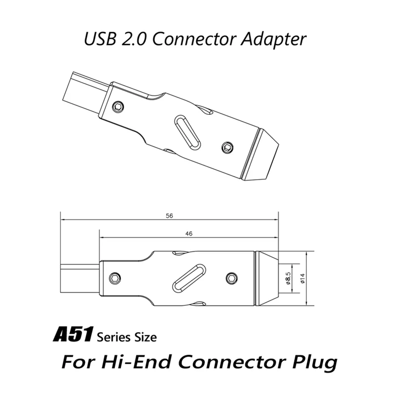 

A39Q-Hifi аудио декодер 24-каратного позолоченного USB-кабеля для передачи данных DIY Тип A Тип B USB AB USB 2.0 Разъем Jack Tail Port Sockect
