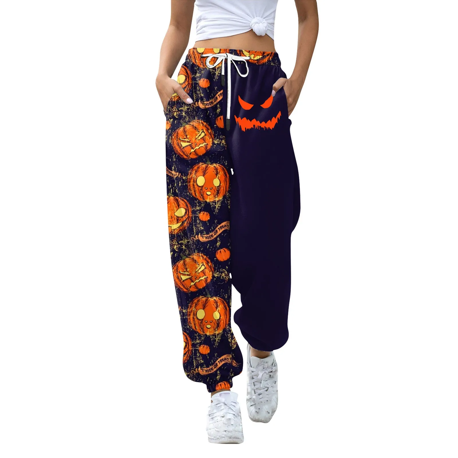 Women\'S Casual Fashion Halloween Print Casual Pants Pantalones De Mujer CalçA Pantalona Feminina Pants For Women брюки женские