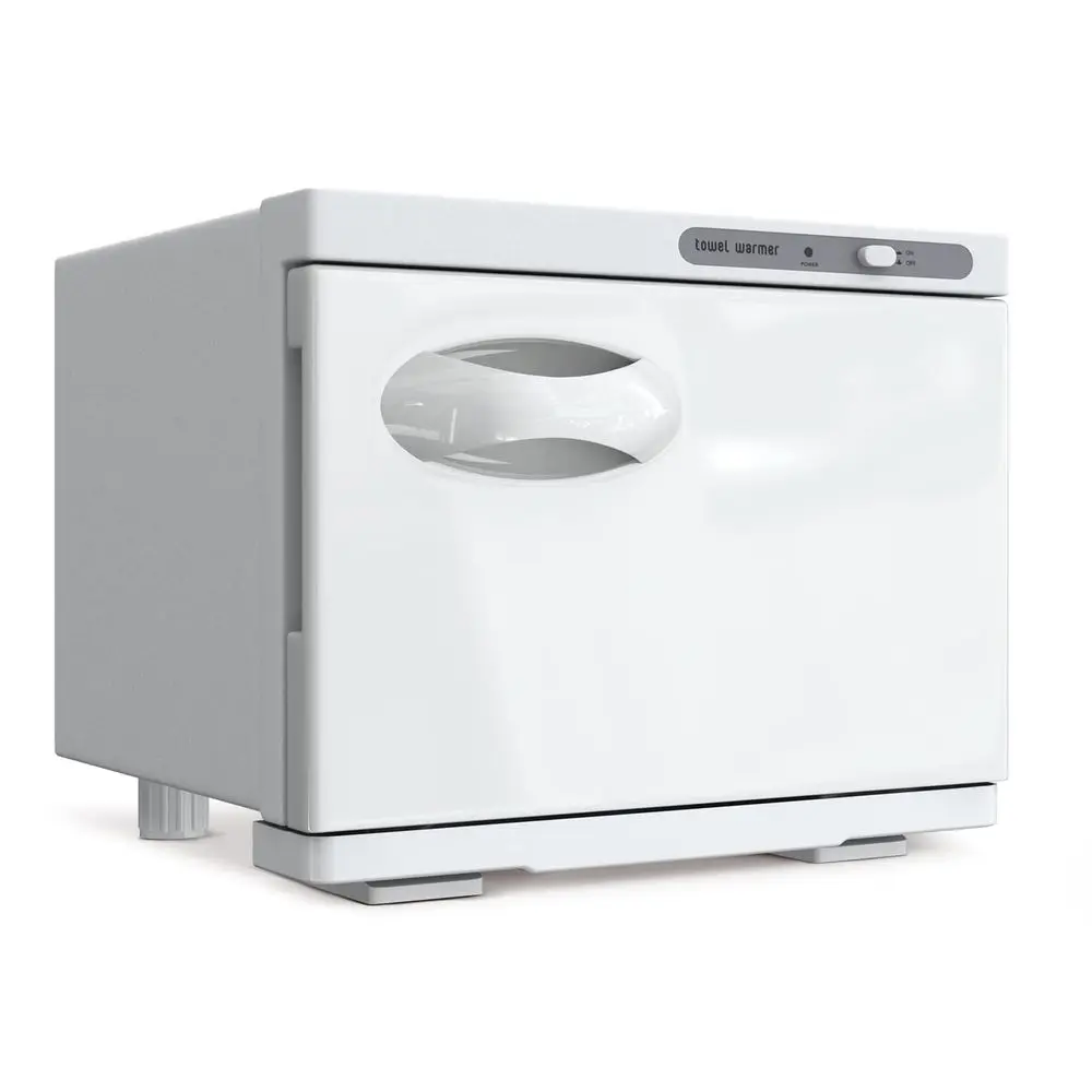Compact 8L White Towel Warmer Cabinet for Spa, Beauty Salon, and Home Use