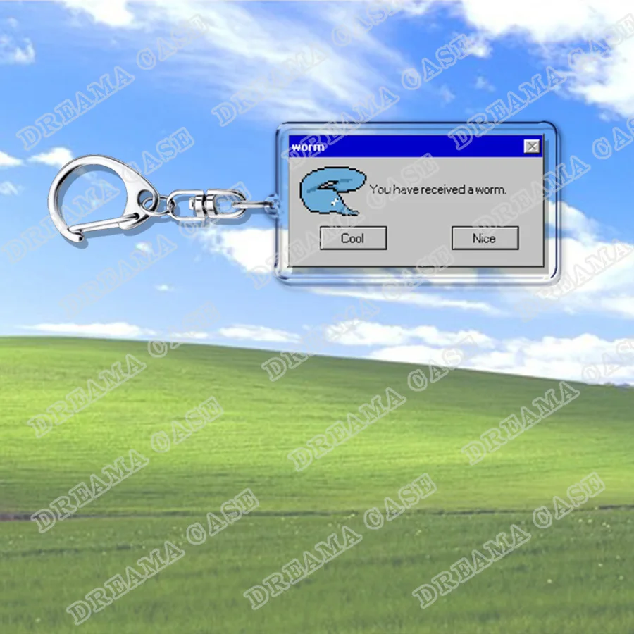 Креативные брелки на окно XP для аксессуаров, сумка, забавная задача, неудаляйтесь, брелок для ключей, кольцо, ювелирные изделия, подарки для фанатов, брелоки