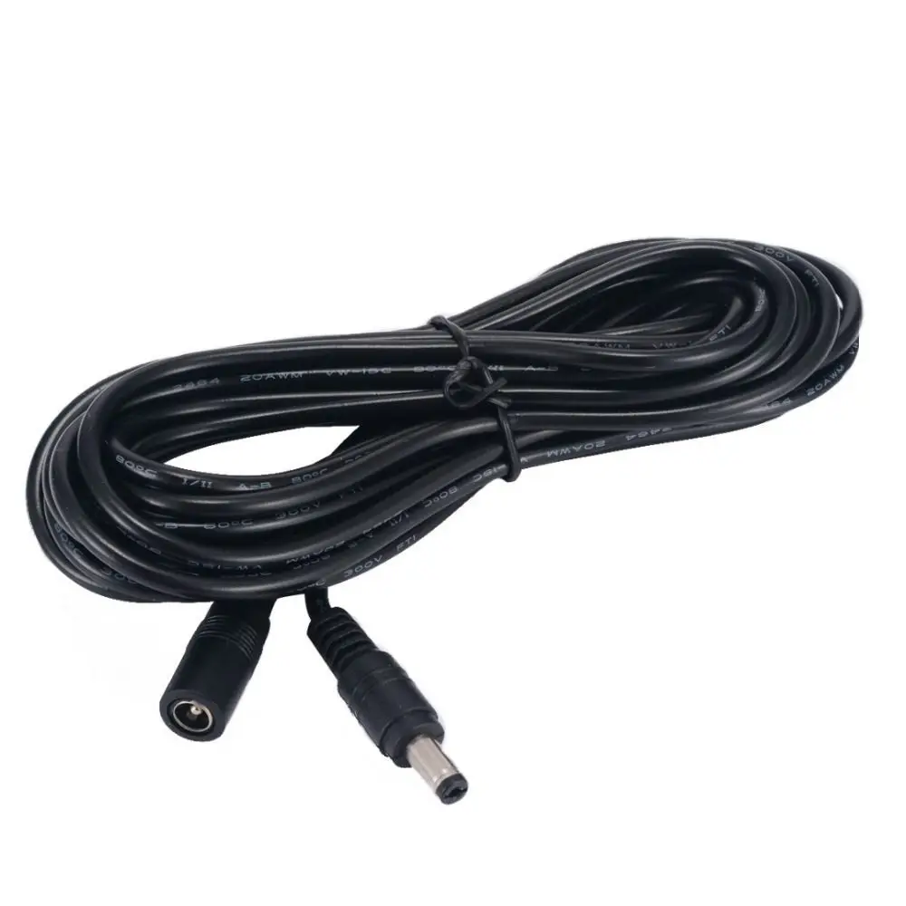 For DC 12V For  Camera Adapter Extension Cable Female To Male Plug Power Cord Extended Wire