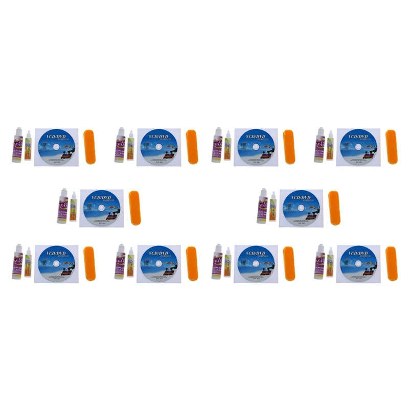 

10X 4 In 1 CD DVD Rom Player Maintenance Lens Cleaning Kit