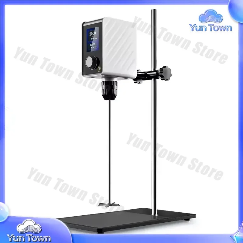 Laboratory Stirrer for 20L 40L 60L Detergent Liquid Mixer Electric Overhead Mixer Cosmetic Mixing Equipment Industrial