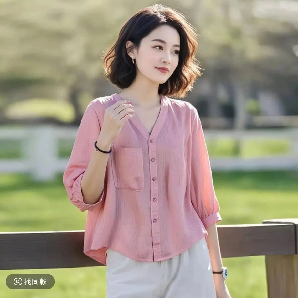 Chemises à manches courtes pour femmes, ajustement de Base, matériau Lotus, amusant, Europe, Beige, cubain, hawaïen, vocation, feuille supérieure, imprimé coloré