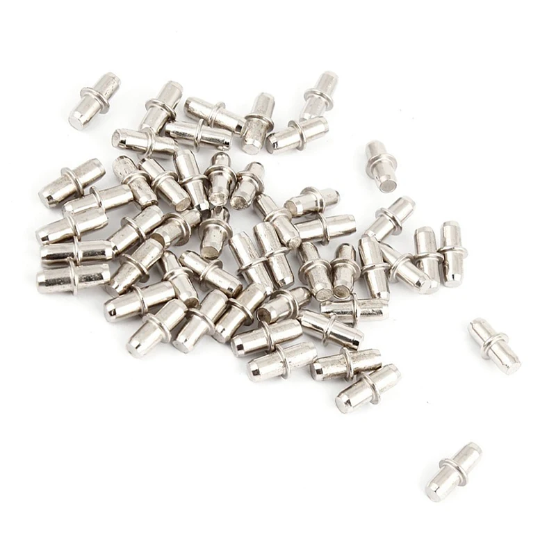 M11K-Pasak Pin Rak Tempat Perangkat Keras Dada Furnitur Mendukung 5Mm 50 Buah