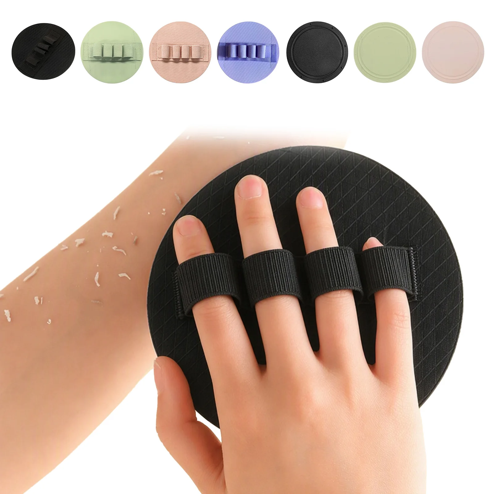 Shower Exfoliating Gloves Reusable Deep Cleansing Exfoliation Tool Non-Slip Painless Mud Remover for Body Exfoliating Bath Towel