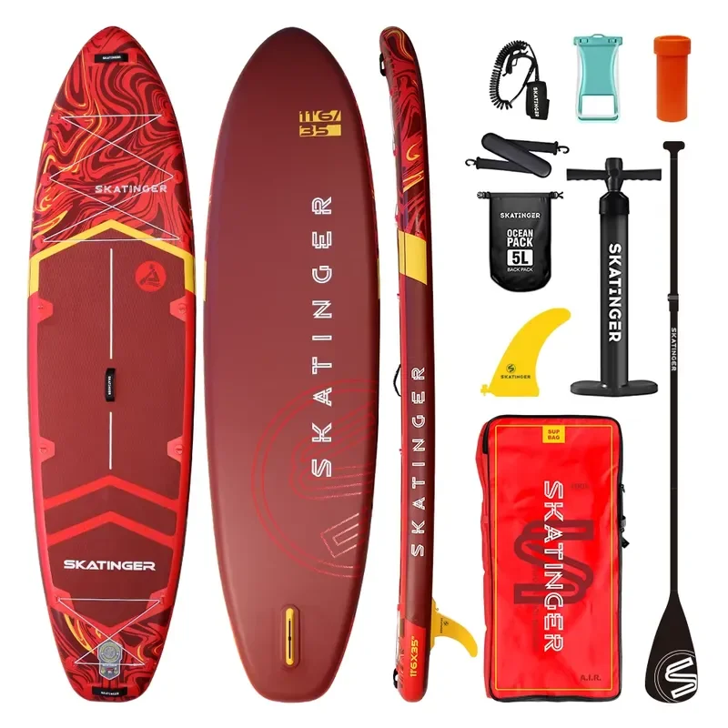 2025 New Style Stand-Up Paddleboard Surfboard Inflatable Padel Board with Drop Stitch Material Standup Paddleboarding SUP