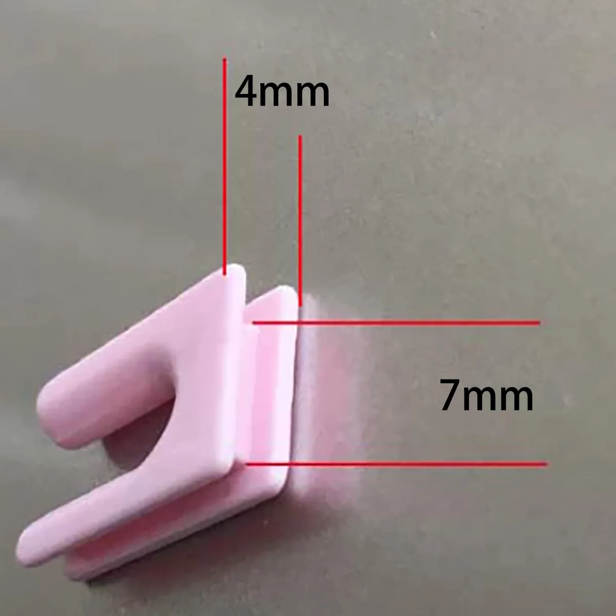 20pcs Alumina Ceramic Yarn Guide Hook, U-shaped Square Ceramic Eye Textile Spare Parts for Weaving Machines